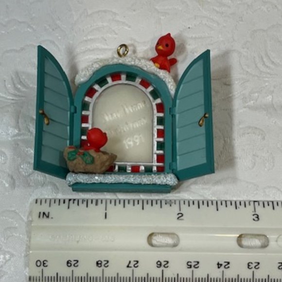 VTG Heirloom Collection 1991 New Home Window Christmas Ornament NIB - Picture 11 of 12